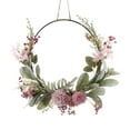 thumbnail image 2 of Door Garland Hanging Door Wreath Decorative Handcrafted Artificial Flower Wreath Front Door Wreath for Indoor Outdoor Front Door Decoration, 2 of 9