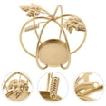 thumbnail image 3 of Shisuyan Iron Pumpkin Candle Holder 1Set Golden For Coffee Table Decor 11.4X11.4X5.1In, 3 of 8