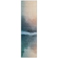 thumbnail image 2 of Addison Rugs Chantille Indoor/Outdoor Contemporary Abstract Teal Machine Washable Runner Rug, 2'3" x 7'6", 2 of 8