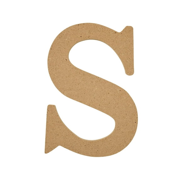 Wood Letters, Serif Font, 5"