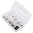 thumbnail image 2 of 120Pcs E Rondelle de Clip Anneau de Retenue Externe en Acier Inoxydable Circlip Assortiment Kit 1.5mm 10mm, 2 of 14