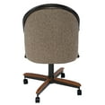 thumbnail image 4 of Caster Chair Tilt Rolling and Swivel Casual Dining Chair, 4 of 5