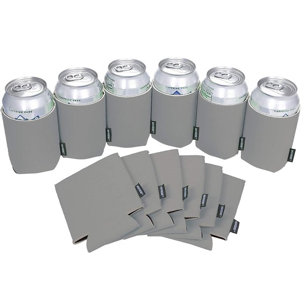 KOOZIE 25 Pack Neoprene Blank Beer Can Coolers Bulk Insulated Drink