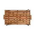 thumbnail image 5 of Kate and Laurel Monaco Transitional Wood Tray Table, 31 x 16 x 28, Natural Brown and Black, Decorative Modern Indoor or Outdoor Coffee Table or Side Table with Removable Serving Tray Top, 5 of 10