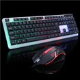 thumbnail image 2 of Colorido Led Iluminado Retroiluminado Usb Con Cable Pc Rainbow Gaming Keyboard Mouse Set Gamer Gaming Mouse Y Keyboard Kit Home Office Kearding EL013104-00, 2 of 6