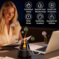 thumbnail image 4 of Essential Oil Diffuser for Home Fragrance with 7-Color LED Light, Bedroom Air Humidifier, Electric Aromatherapy Essential Oil Diffuser with 3 Timers f, 4 of 5