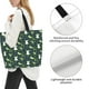 thumbnail image 3 of Balery Green Frogs Bolsa Tote Estilo Estético con Cremalleras, Bolsa de Hombro, Bolsa de Compras Grande y Plegable, 3 of 8