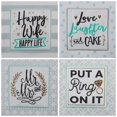 thumbnail image 4 of Design Imports CAMZ38748 Mariage sur le Thème Embelli Torchon - Lot de 4, 4 of 4