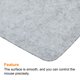 thumbnail image 4 of Protector de escritorio Uxcell 24"x12", alfombrilla de ratón de fieltro de doble cara para oficina en casa, gris claro, 4 of 6