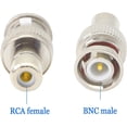 thumbnail image 4 of Adaptador BNC a RCA TUNC Enchufe Macho BNC a Conector Hembra RCA Acoplador Paquete de 5 Sencillez, 4 of 5