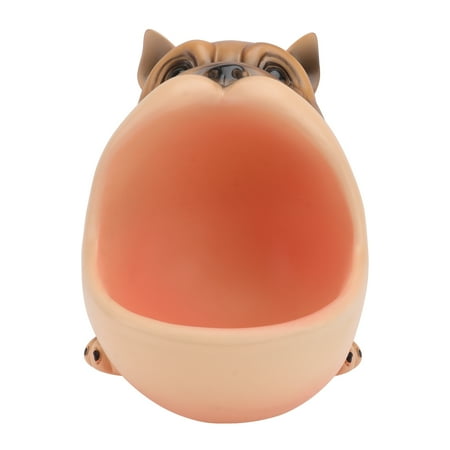 

1pc Home Key Storage Box Sundries Container Dog Shaped Resin Ornament (Brown)