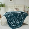 thumbnail image 4 of Get Well Soon Blanket - Healing Blanket with Inspirational Words,Blanket Gifts for Women and Men, Feel Better Gifts, Comfort Blanket with Positive Messages, Cozy Hug Blanket Queen 90"x90", 4 of 5