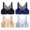 4-Packs, variant on Womens Full Figure Beauty Back Smoothing Bra No Underwire - Butterfly Beauty Back No Trace Gathering Large Size Ultra Thin Soft Comfortable Breathable Bra