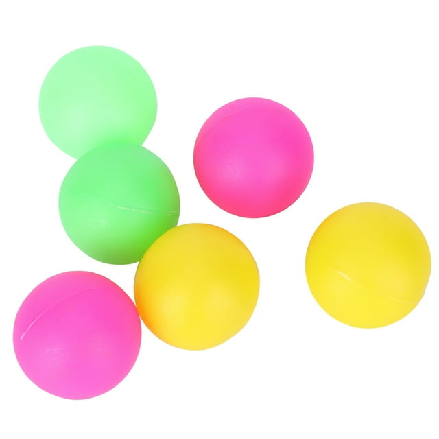 6 Pcs Remplacement de Balles de Paddle de Plage, Couleurs Haute Visibilité Balles de Remplacement pour Beachball