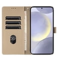 thumbnail image 4 of For Samsung Galaxy S23 5G 6.1" Cartoon Elephant Embossed Strong Magnetic Attachment/Closure, Card Slots/Pocket, With Hand Strap，PU Leather Flip Wallet Case ﻿,khaki,For Galaxy S23 (5G), 4 of 11