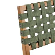 Christopher Knight Home Rustic PU Upholstered Barstools, Rivet Accents, Solid Wood Frame, Green, Set of 2