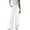 White, variant on Women's High Waist Wide Leg Baggy Jeans with Stretch Comfort Fit and Pull-On Button Fly Design Medium Blue Wash Denim Pants for Casual Daily Wear Street Style and Weekend Outings Black L