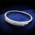 thumbnail image 1 of Alamode TS043-5 Women Rhodium 925 Sterling Silver Ring with AAA Grade CZ in Clear - Size 5, 1 of 1