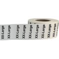 thumbnail image 2 of Clear XX-Large Clothing Size Strip Stickers | 1.25 x 5" Inches Wide | 125 Pack, 2 of 4