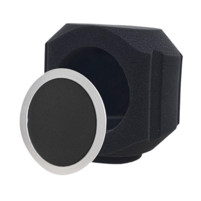 Blinkol Microphone Boule d'Isolation Filtre Acoustique pour Réduction de Bruit et de Réflexion Noir
