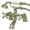Brushed Nickel, variant on Kingston Brass KS267SB Kingston 6" Center Deck-Mount Clawfoot Tub Faucet with Hand Shower, Brushed Brass