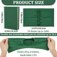 thumbnail image 2 of 2Pcs Stretchy Book Cover Protector Green Book Covers 7 x 13in Cloth Notebook Wrap Sleeve Up to 7 x 9in Stretchable Rectangle Reusable Washable Cover for DIY Hardcover Books Paperback Textbook, 2 of 5