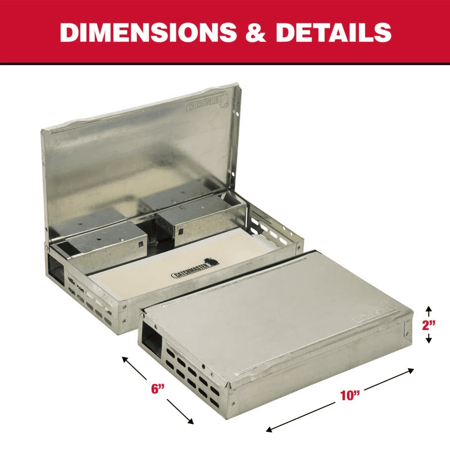 Catchmaster Multi-Catch Solid Lid Mouse Trap - 1 Box Trap by AP&G