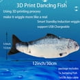 thumbnail image 3 of Floppy Fish Cat Toy, Realistic Flopping Fish Rocking Dog Toy, Electric Moving Fish with Interactive Function Cat Toy Pets Chew Bite Supplies Motion Sensor, USB Charged for Cat Exercise(Red carp), 3 of 8