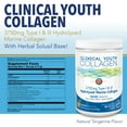 thumbnail image 2 of KAL Clinical Youth Collagen | Healthy Skin, Hair, Nail and Joint Support | Vitamin C | Natural Tangerine Flavor | 10.5oz, 40 Serv., 2 of 6