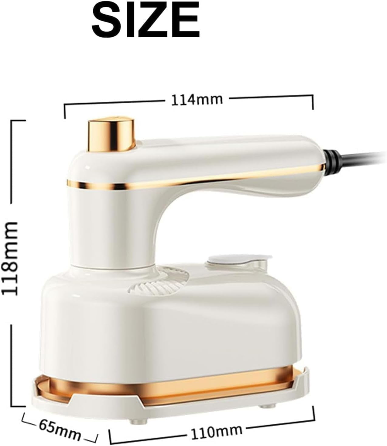 Mini Steam Iron | Portable Handheld Steam Cleaner, Plancha a Vapor para Ropa with Fast Heat-Up for Travel & Home Use