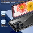 thumbnail image 5 of for iPhone 14 Pro Case Waterproof,Shockproof Bumper Case with Built-in Screen Protector,Dustproof Anti-Scratch Anti-Stain Phone Case for iPhone 14 Pro 5G 6.1inch Pink, 5 of 14