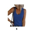 thumbnail image 4 of Qarigey Camisetas sin mangas sexis y ajustadas de algodón para mujer, ser el centro de atención, camiseta sin mangas para mujer, camiseta sin Type3 NO3, 4 of 5