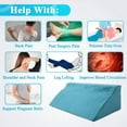 thumbnail image 4 of Pillow Body Side  Pillow Soft Velvet  Positioning  Pillow For Elderly Patient Side Sleeper, 4 of 8
