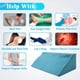 thumbnail image 4 of Almohada De Cuña Para Cama, Almohada De Cuña Lateral Para El Cuerpo De Terciopelo Suave Triangular Que Evita Resbalones, Cómoda Para La Piel Para Personas Que Duermen De Lado, 4 of 7