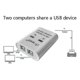 thumbnail image 2 of USB Printer Sharing Device, 2 in 1 Out Printer Sharing Device, 2-Port Manual Kvm Switching Splitte, 2 of 5