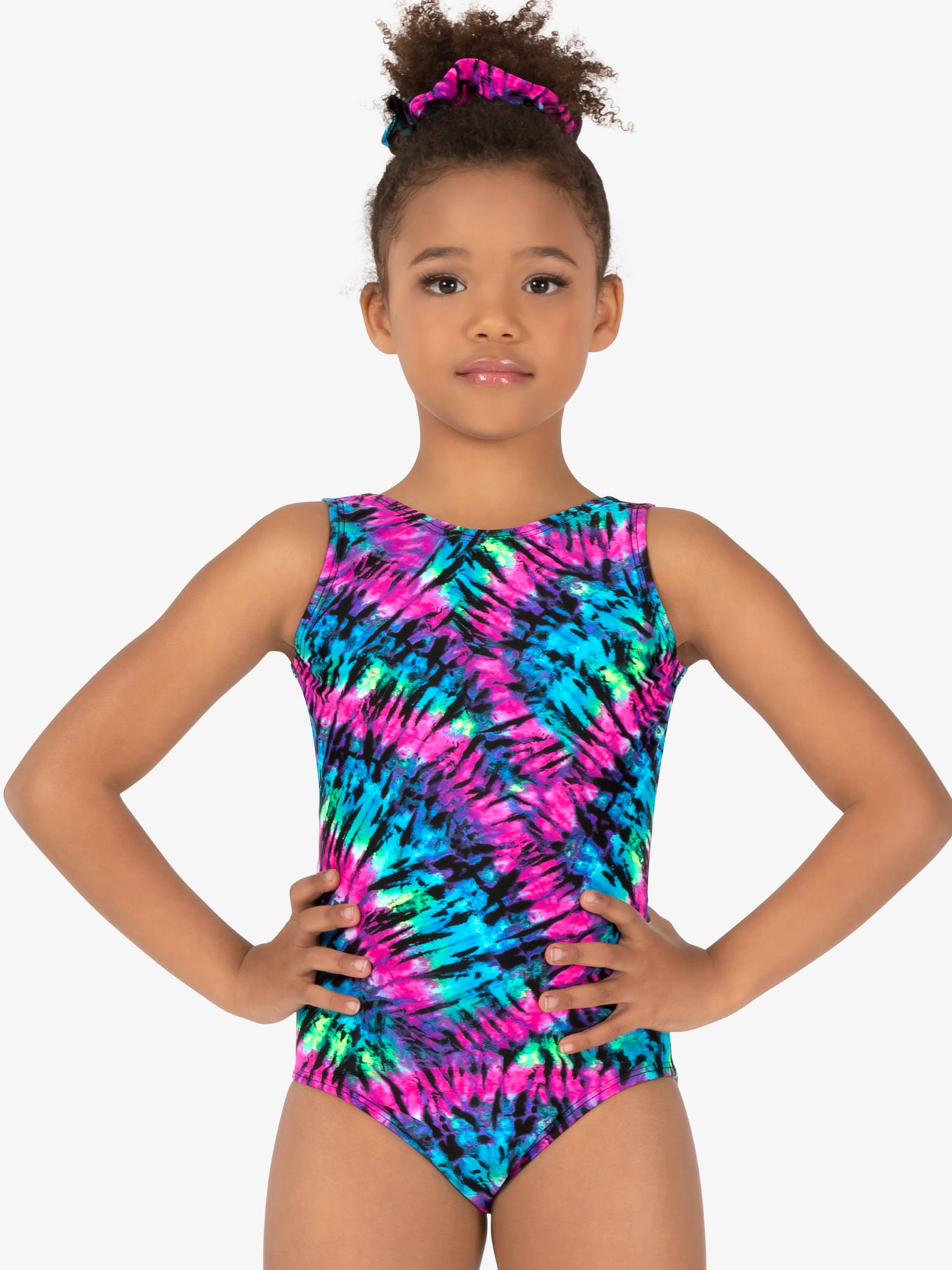 Gymnastics Leotards for Girls Sparkle Dance Unitard Biketard With Short Mermaid Rainbow Leopard Unicorn Tie Dye Pink Black 