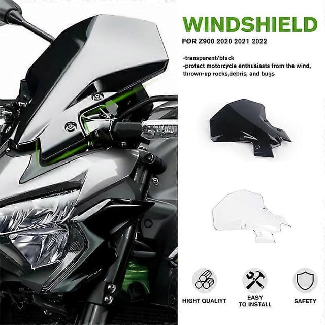 Compatible with Z 900 Z900 Z 650 z900 2020 2021 2022 New motorcycle windshield visor windshield double bubble wind deflector