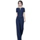 thumbnail image 4 of Ropa de mujer Estilo frío Ropa de mujer Traje de alta gama Verano Nueva moda Elegante Elegante Reductor de edad Slim-fit Negro Azul, 4 of 4
