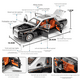 thumbnail image 5 of Simulación 1: 18 Colección y distribución de adornos de modelos de metal de automóviles de lujo de aleación Phantom de Rolls, 5 of 5