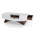thumbnail image 5 of Bowery Hill 2-Drawer Modern Wood Storage Coffee Table in White, 5 of 8