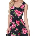 thumbnail image 4 of Women's Flower Print Fit and Flare Dress, 4 of 4