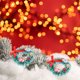 thumbnail image 3 of 10pcs mini corona de coronas navidad mini figurine micro paisajismo decoración de figuras de resina, 3 of 5