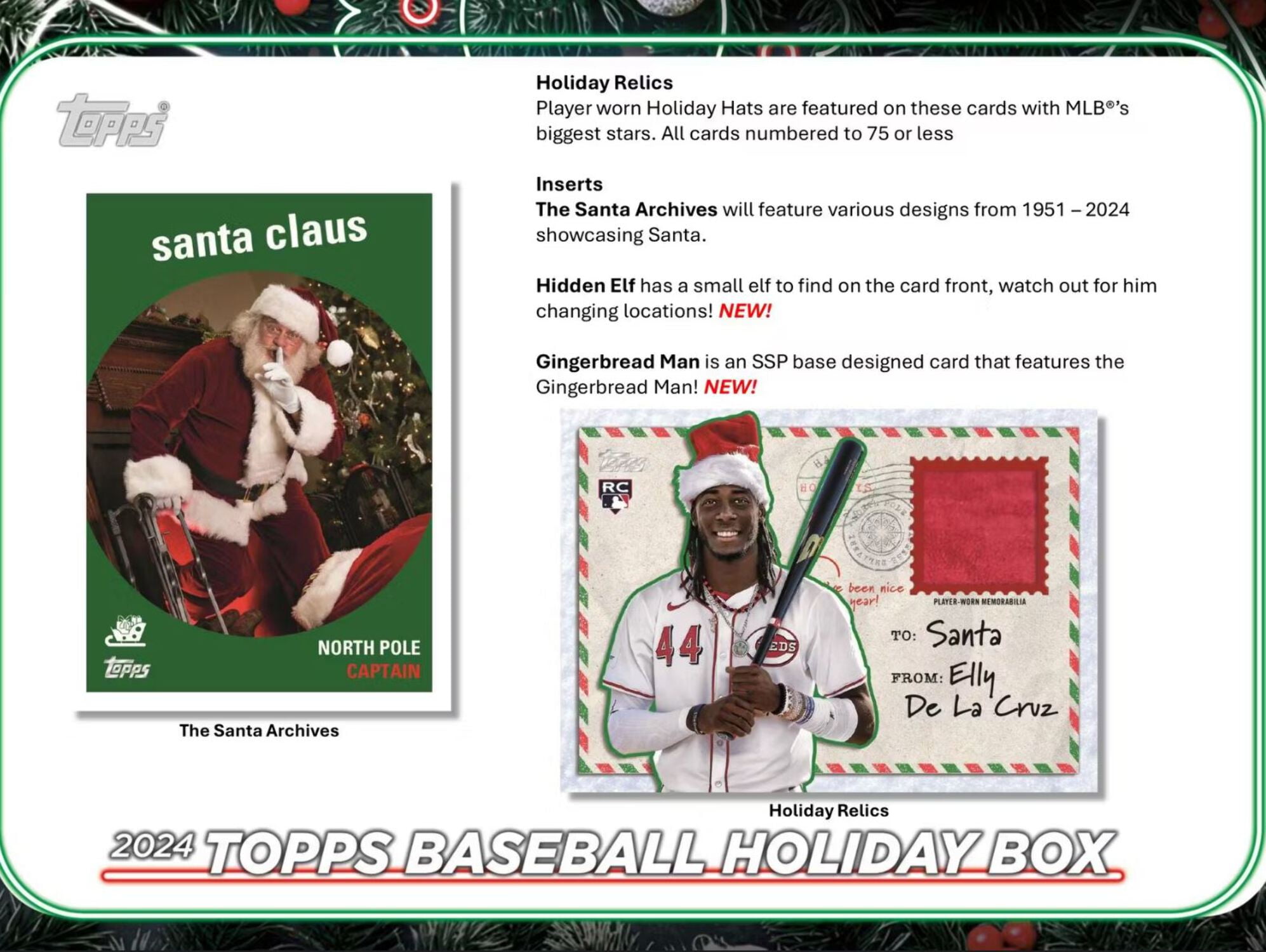 2024 Topps Holiday Baseball Mega Box - Walmart.com