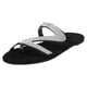 thumbnail image 2 of Sandalias planas de talla grande romanas de cristal sólido informal para mujer, zapatos Wmkox8yii ytu6551, 2 of 9