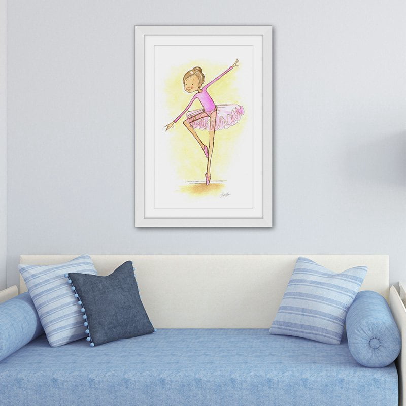 "Ballerina" Framed Painting Print