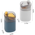 thumbnail image 4 of 3 PCS Toothpick Holder Dispensers, Pop-Up Automatic Tooth Pick Dispenser for Kitchen Restaurant Thickening Toothpicks Container Pocket Novelty, Sturdy Safe Portable Toothpicks Storage Box, 4 of 5