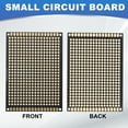 thumbnail image 4 of 10Pcs Solderable Breadboard, 2.76"x1.97" Black Gold-Plated Circuit Board, 4 of 7