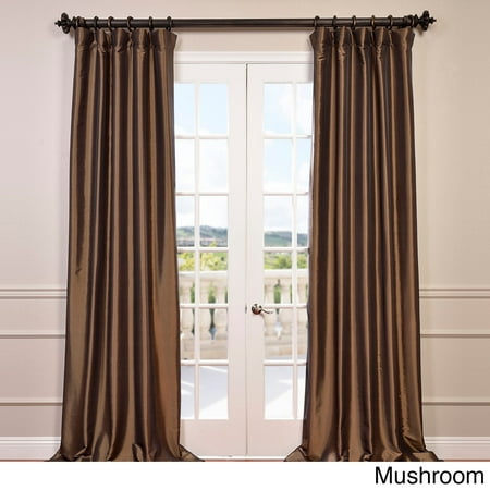 taffeta blackout curtain fabrics faux silk exclusive panel inch