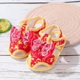 thumbnail image 2 of Weebloom Baby Boy Girl Sandals,Soft Toddler Walkers Shoes Lace Bow Princess Shoes Sandals Fashion 3-6 Months, 2 of 3