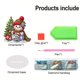 thumbnail image 2 of 5D DIY Diamond Art Decoraciones Mesa Acrílico Navidad Muñeco Nieve, 2 of 9
